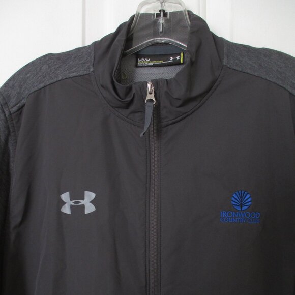 Under Armour Mens L/S "Ironwood C.C." (Palm Desert, CA) Full-Zip Golf Sweater- M - Picture 3 of 5